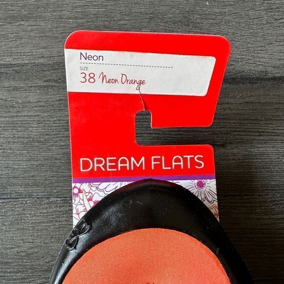 Luv Footwear Women’s Dream Flats, Color Orange, New in Package, Supportive - Picture 5 of 9